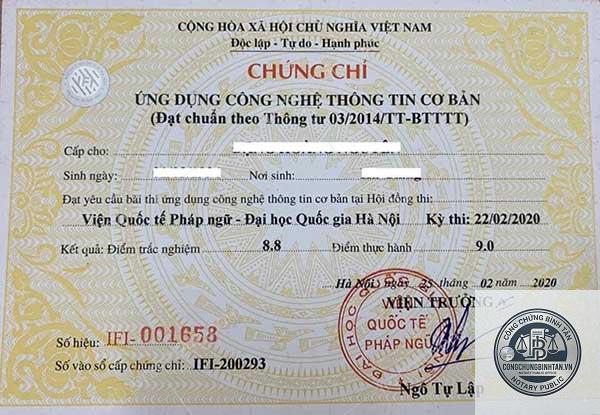 cấp lại chứng chỉ - H&igrave;nh 2
