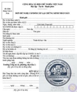 cấp lại cmnd