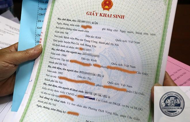 cấp lại giấy khai sinh - Hình 5