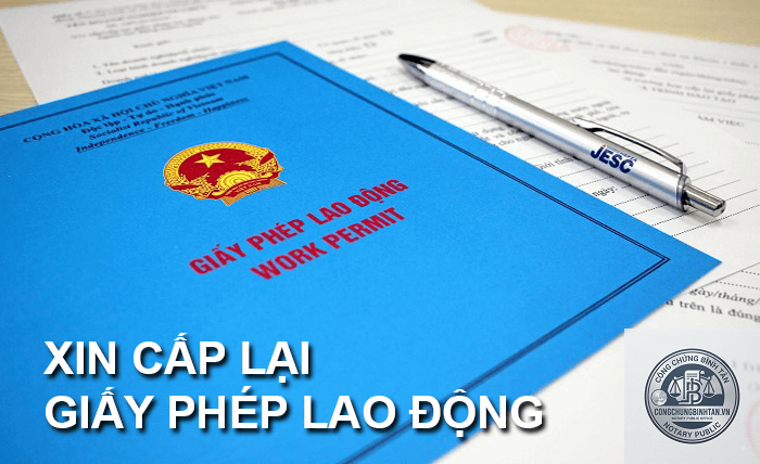 cấp lại giấy phép lao động
