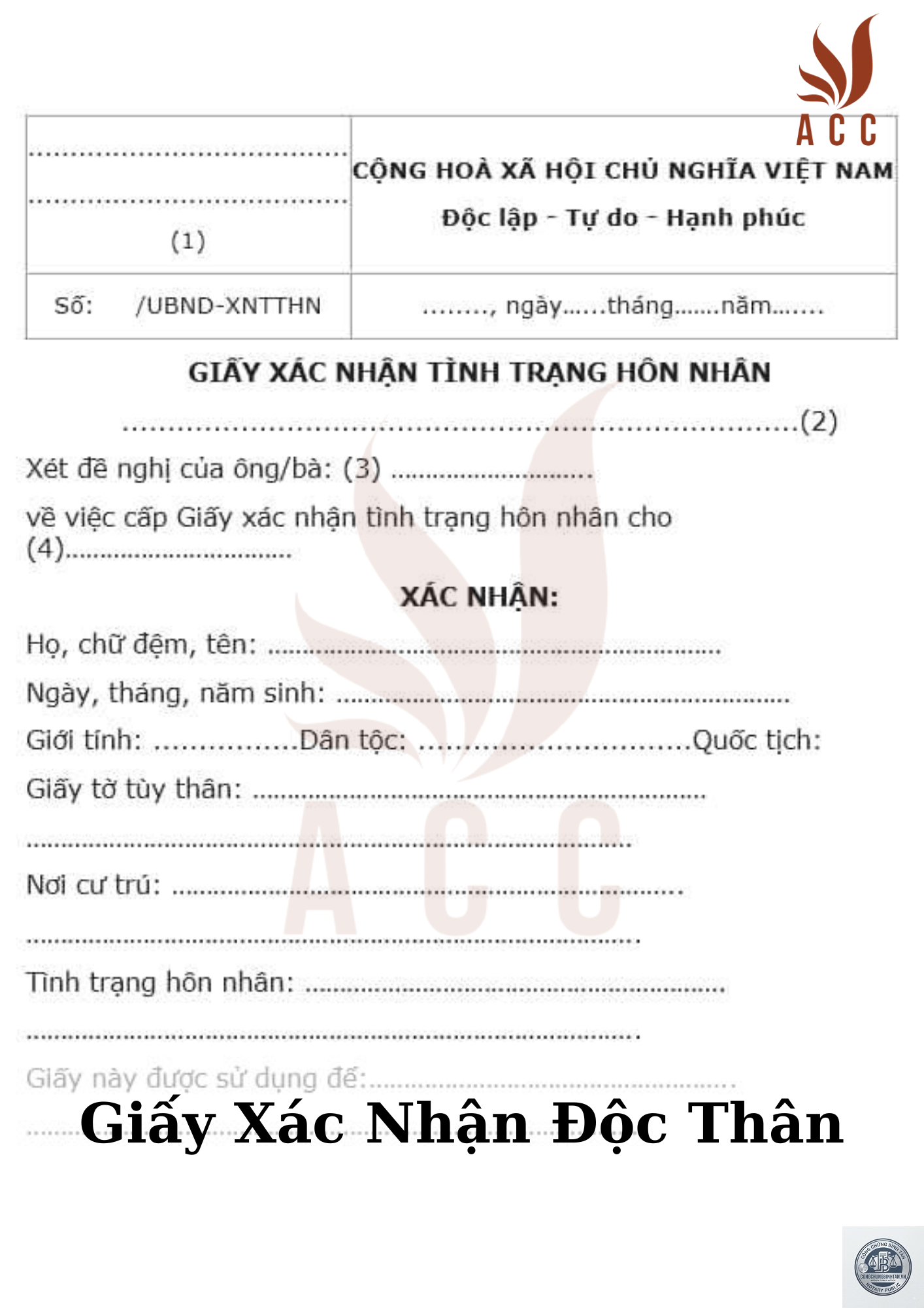 cấp lại giấy x&aacute;c nhận độc th&acirc;n - H&igrave;nh 5