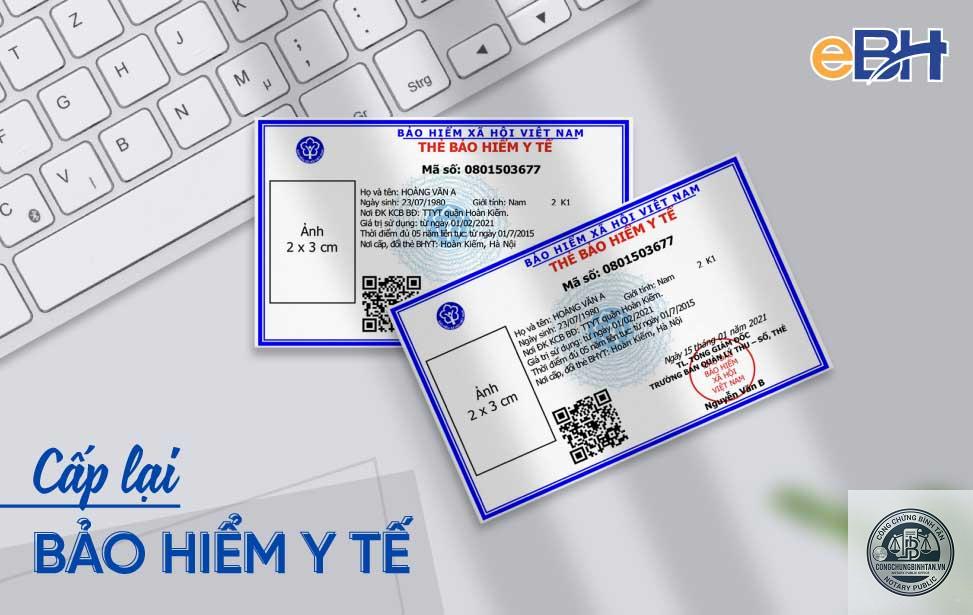 cấp lại thẻ bhyt