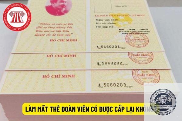 cấp lại thẻ đoàn viên