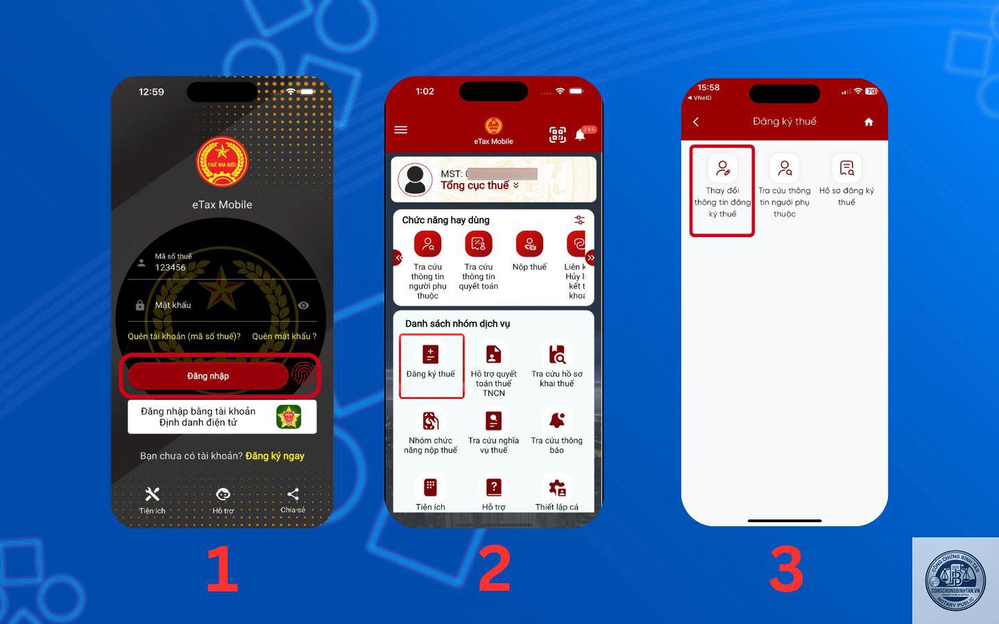 cập nhật căn cước cho m&atilde; số thuế - H&igrave;nh 3