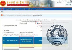 cập nhật căn cước cho mã số thuế
