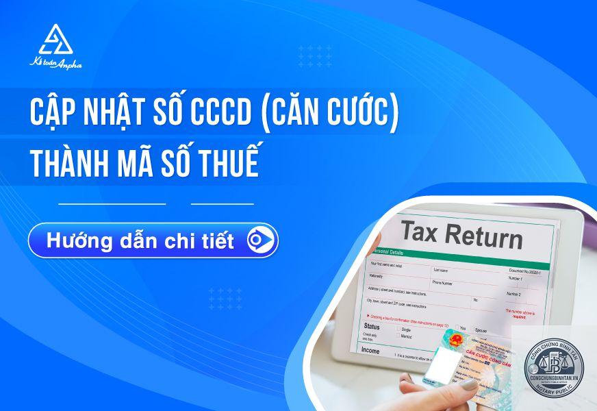 cập nhật căn cước cho m&atilde; số thuế - H&igrave;nh 5