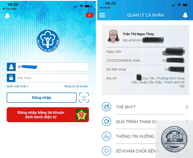 cập nhật căn cước tr&ecirc;n bảo hiểm x&atilde; hội - H&igrave;nh 2