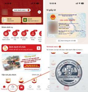 cập nhật thông tin VNeID