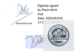chữ ký số cá nhân
