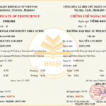 chứng chỉ ngoại ngữ