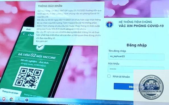 chứng nhận tiêm chủng điện tử - Hình 1