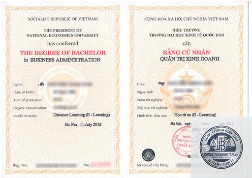 chứng thực bản sao bằng đại học - Hình 3