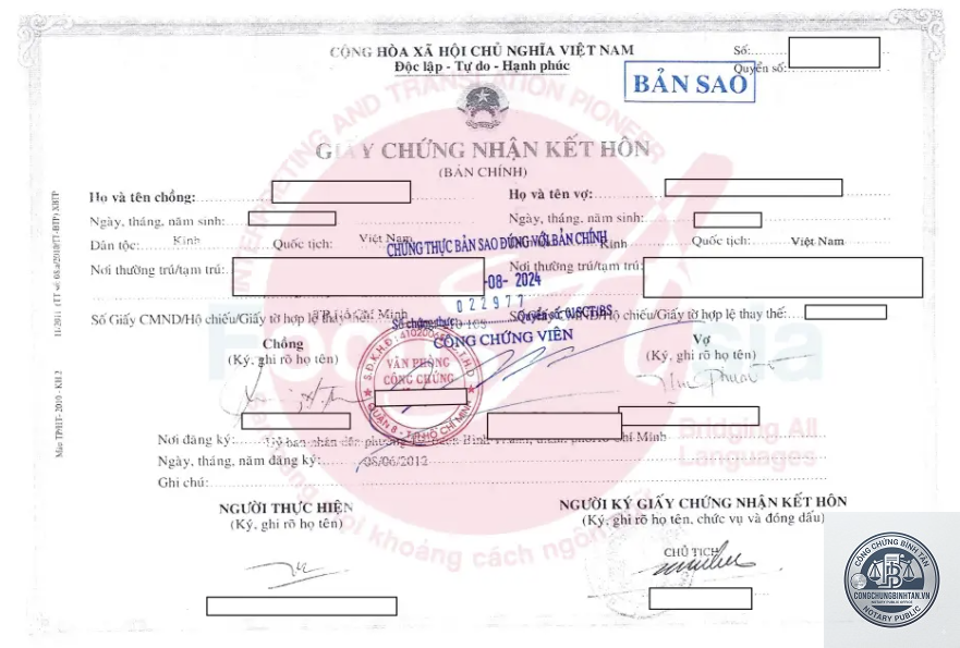chứng thực bản sao giấy kết hôn - Hình 3
