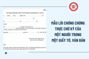 chứng thực chữ ký có cần người ký trực tiếp không