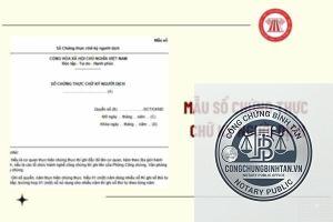 chứng thực chữ ký dịch thuật