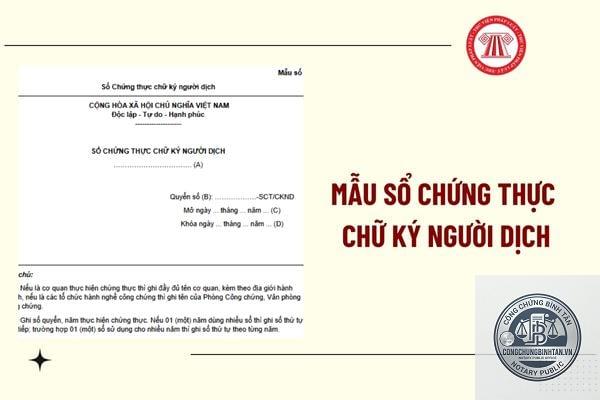 chứng thực chữ ký dịch thuật - Hình 1