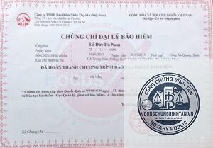 chứng thực chứng chỉ
