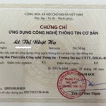 chứng thực chứng chỉ tin học