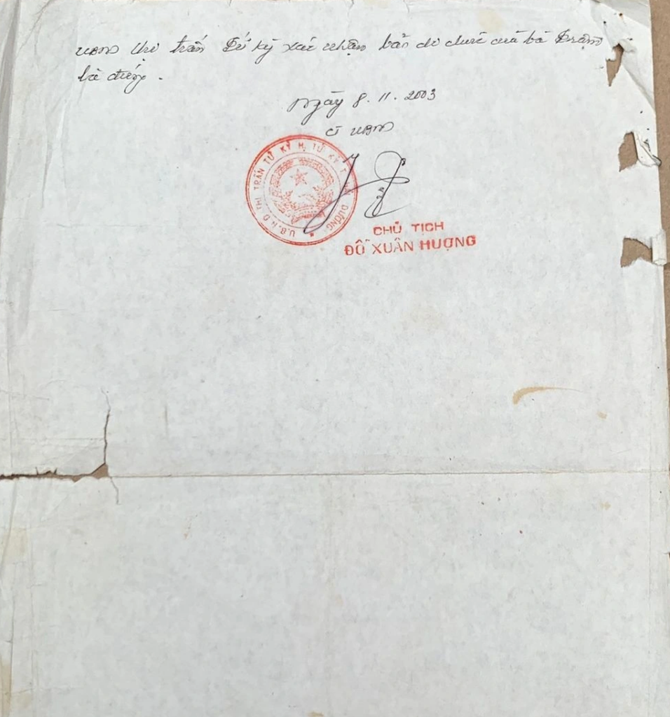 chứng thực di chúc