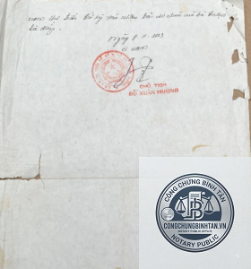 chứng thực di chúc