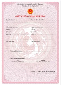 chứng thực giấy kết hôn