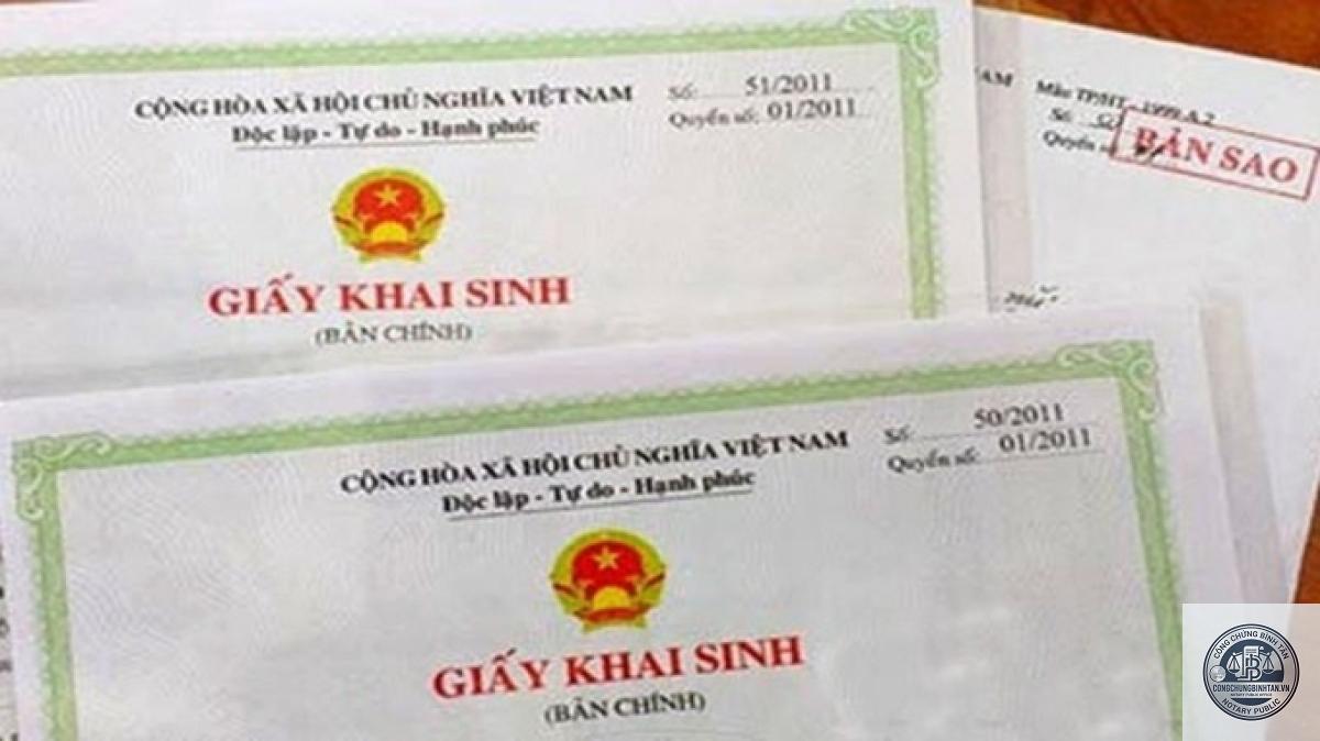 chứng thực giấy khai sinh - H&igrave;nh 3