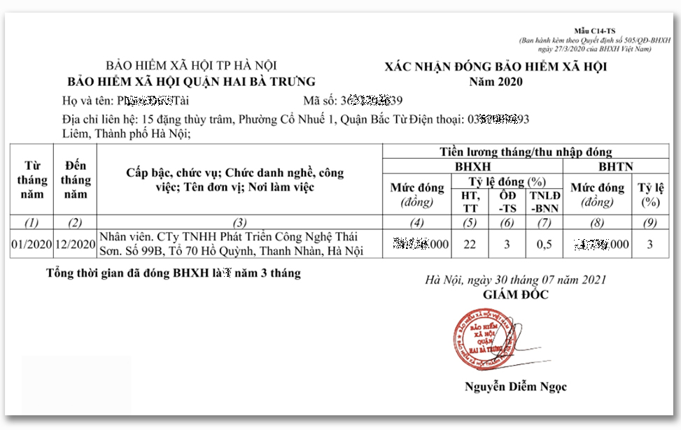 chứng thực giấy tờ bảo hiểm xã hội - Hình 2