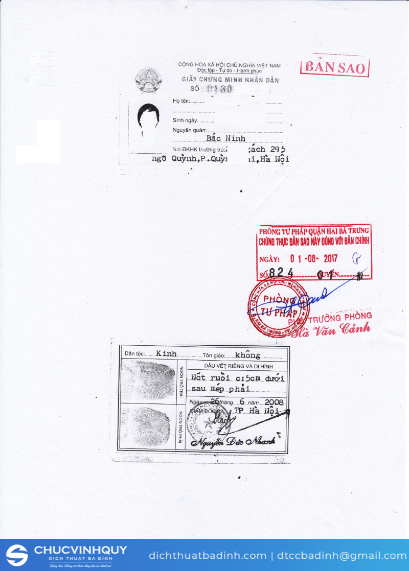 chứng thực giấy tờ cần bản gốc không - Hình 4