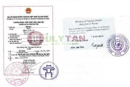 chứng thực giấy tờ đại sứ quán - Hình 2