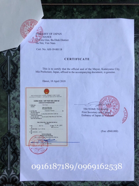 chứng thực giấy tờ đại sứ quán - Hình 3