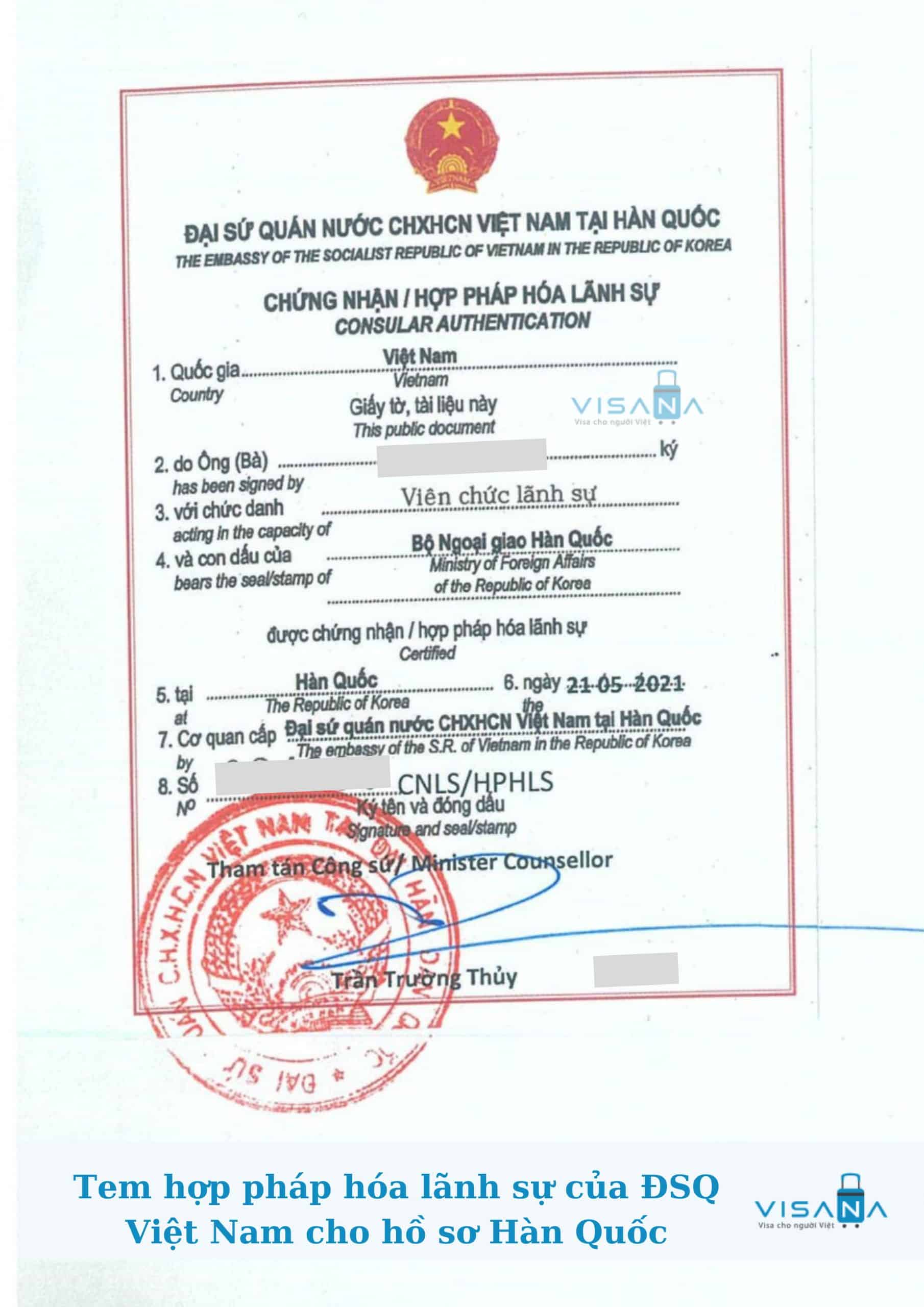 chứng thực giấy tờ đi H&agrave;n Quốc - H&igrave;nh 1