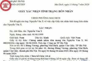 chứng thực giấy tờ ly hôn