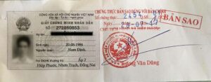 chứng thực giấy tờ nhanh