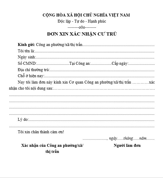 chứng thực giấy x&aacute;c nhận cư tr&uacute; - H&igrave;nh 5