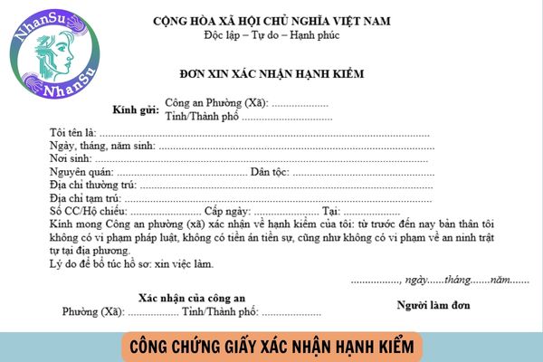 chứng thực giấy xác nhận hạnh kiểm - Hình 5