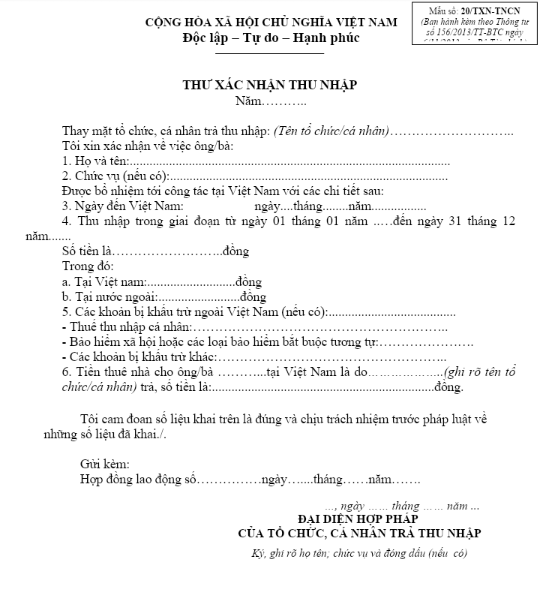 chứng thực giấy x&aacute;c nhận thu nhập - H&igrave;nh 2