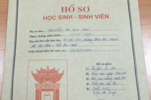 chứng thực hồ sơ nhập học