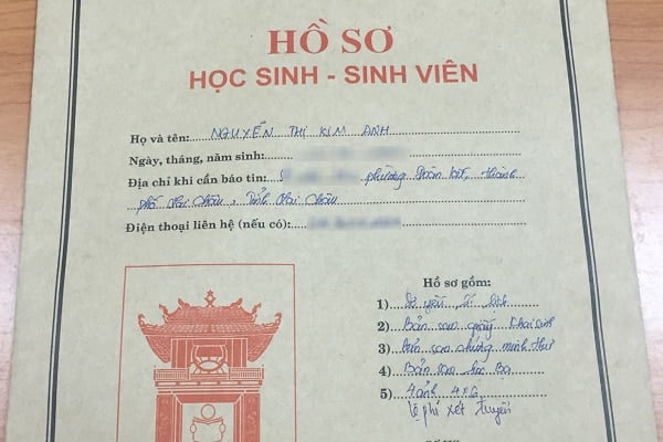 chứng thực hồ sơ nhập học
