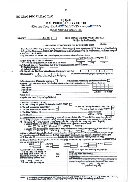chứng thực hồ sơ thi đại học - Hình 4