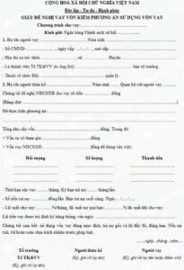 chứng thực hồ sơ vay ngân hàng