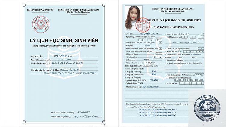 chứng thực sơ yếu lý lịch - Hình 5
