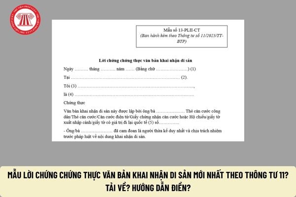 chứng thực văn bản khai nhận di sản - H&igrave;nh 2