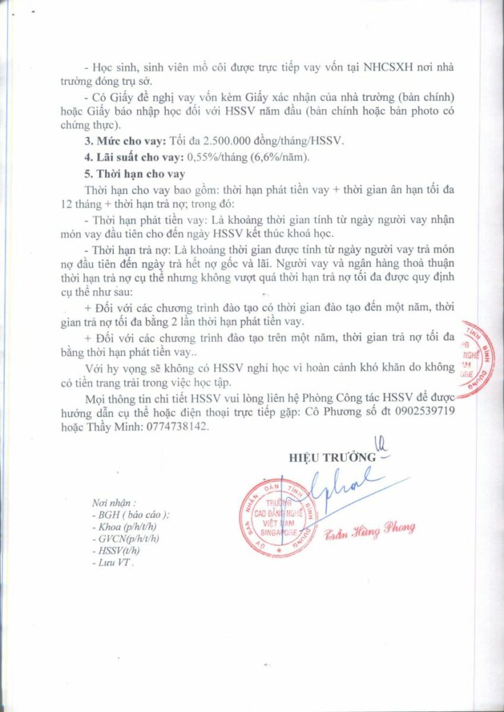 chứng thực vay vốn ngân hàng