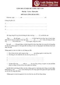 công bố di chúc