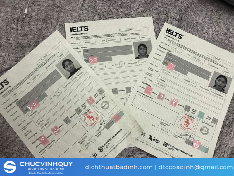 c&ocirc;ng chứng IELTS - H&igrave;nh 3