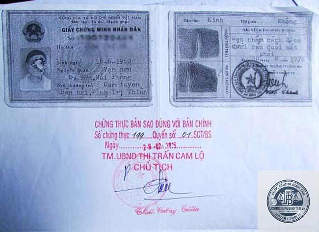 công chứng bản sao căn cước - Hình 3