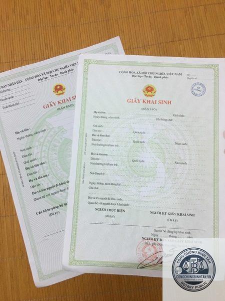 công chứng bản sao giấy khai sinh - Hình 4