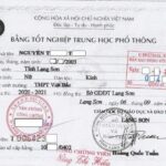 c&ocirc;ng chứng bằng THPT