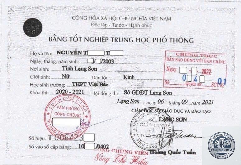 công chứng bằng cao đẳng - Hình 5