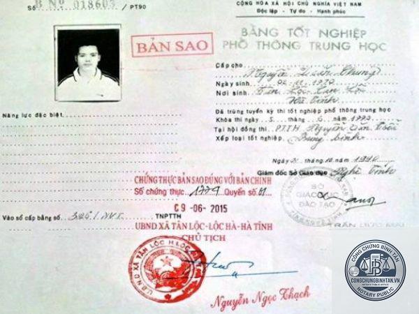công chứng bằng tốt nghiệp - Hình 4
